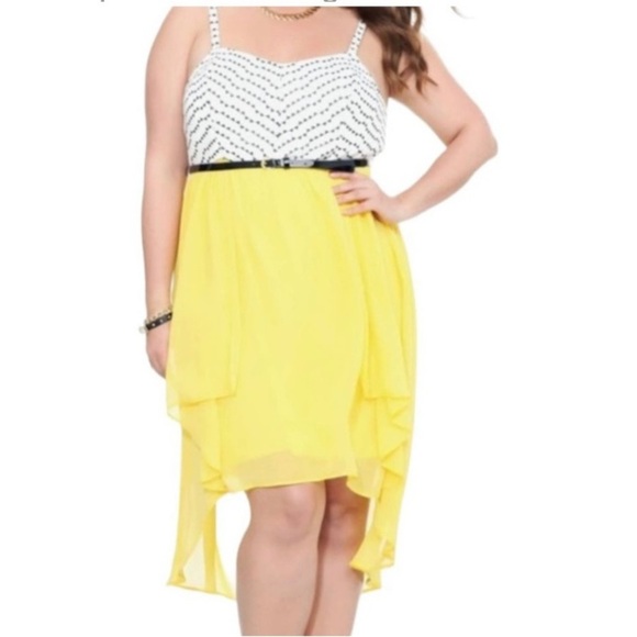 Torrid Geometric Layered Dress Size 16 NWT